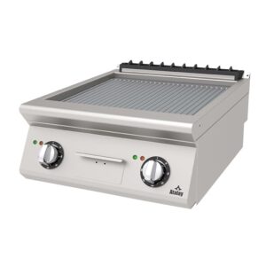 Atalay 730 Seri Nervürlü Pleyt Izgara Set Üstü Elektrikli 60x73 Cm