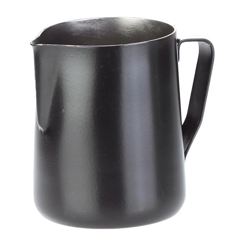 Biradlı GRV-039 Süt Potu Pitcher, 300 ml, Siyah