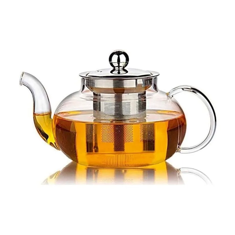 Biradlı GRV-TC600 Çelik Süzgeçli Cam Delik, 600 ml