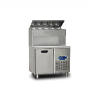 Dampak 1 Kapılı Tezgah Tip Buzdolabı Pizza Hazırlık Tablalı Yüksek Model 100x70 Cm 196 L
