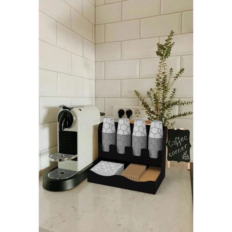 Decorelax 16 Oz Bardak Uyumlu Çay ve Kahve Organizasyon Standı