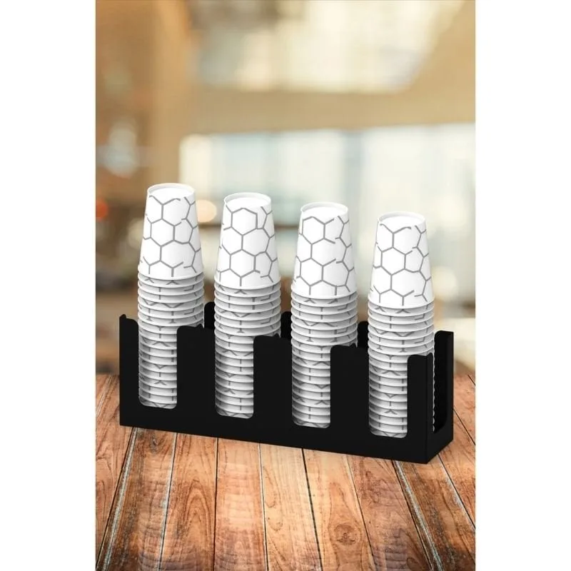 Decorelax 4 Bölmeli Karton Bardak Standı 14 Oz