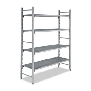 Empero 4 Katlı Polipropilen İstif Rafı Düz Tablalı 127x50x180 Cm