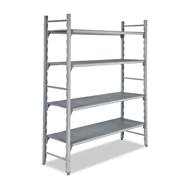 Empero 4 Katlı Polipropilen İstif Rafı Düz Tablalı 127x50x180 Cm