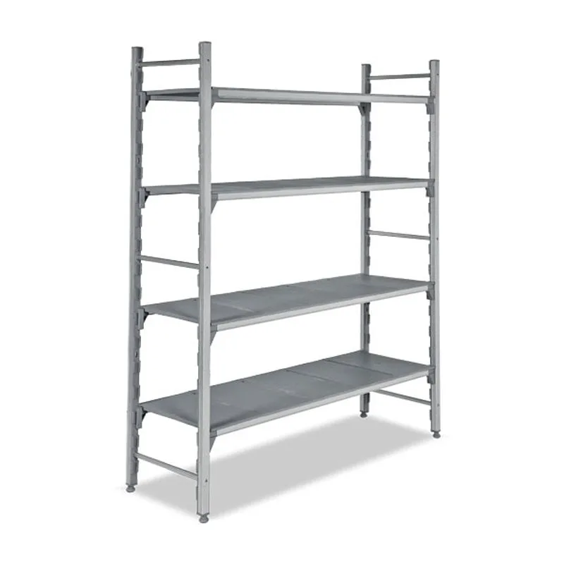 Empero 4 Katlı Polipropilen İstif Rafı Düz Tablalı 374x40x180 Cm