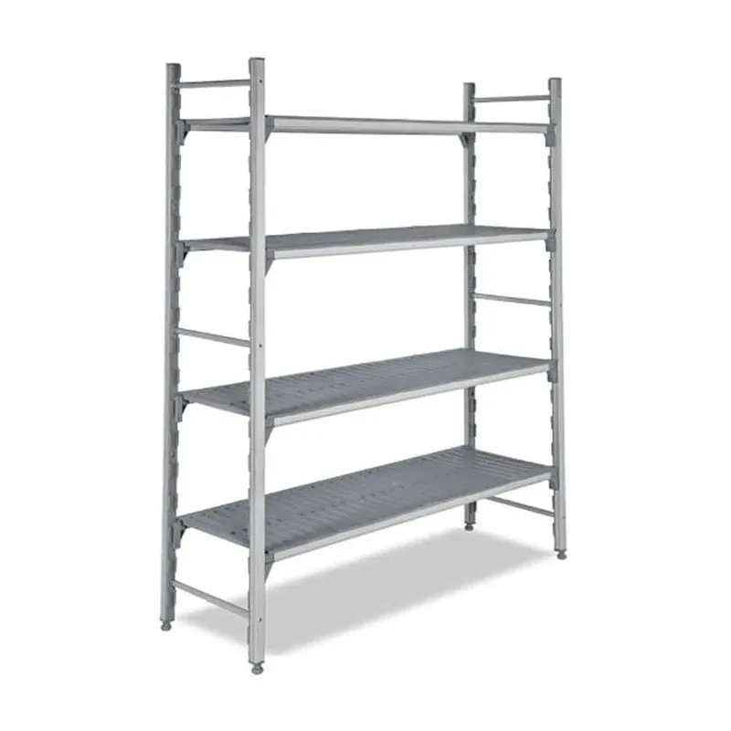 Empero 4 Katlı Polipropilen İstif Rafı Delik Tablalı 220x60x180 Cm