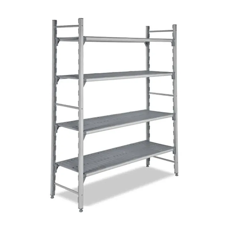 Empero 4 Katlı Polipropilen İstif Rafı Delik Tablalı 434x40x180 Cm