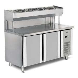 Empero Pizza ve Salata Hazırlık Buzdolabı 2 Kapılı 150x80 Cm 300 Lt