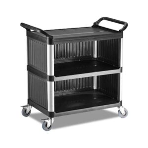 Empero Plastik Servis Arabası Monoblok 2 Katlı 50x80x97 cm