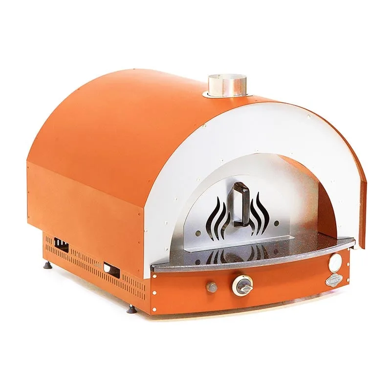Empero PLF.PLS.D5-O Taş Tabanlı Pizza Ve Pide Fırını Gazlı Turuncu 25 Cm x 4 Pizza Kapasiteli