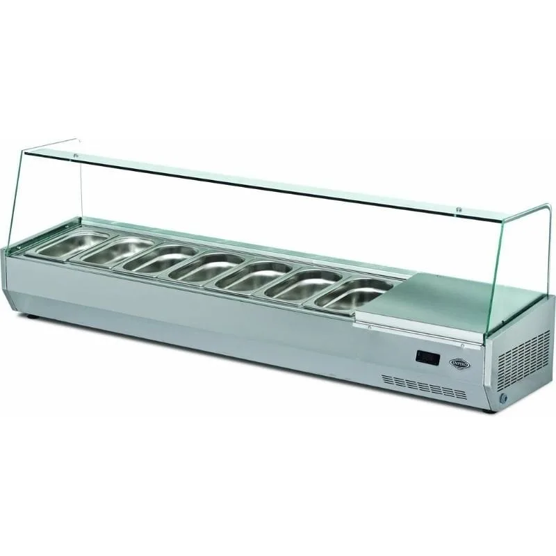 Empero Set Üstü Saladbar Soğutmalı Gn 1/4-100 160x35x50 Cm