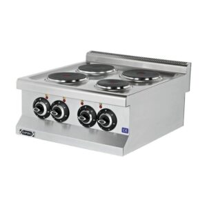 Empero Snack Seri 4 Yuvarlak Pleytli Ocak Set Üstü Elektirikli 60x63 Cm