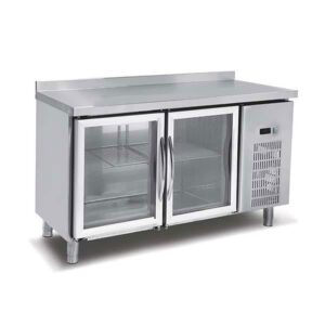 Empero Tezgah Tipi Buzdolabı 2 Cam Kapılı 150x70x85 Cm 300 Lt