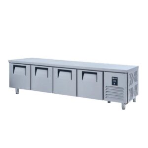 İceinox UTS 370 N CR Pişirici Altı 4 Kapılı Derin Dondurucu 370 L 430 K 240x60x60 Cm