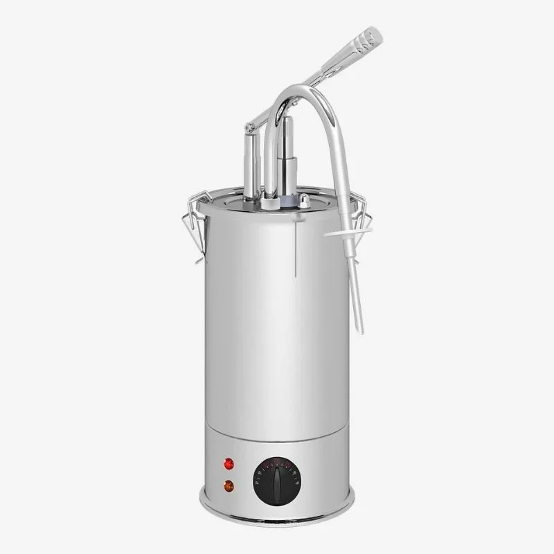 Kalando KD-01750 Benmari Isıtmalı Sos Pompası N-Form Enjekte Dolum İğneli Paslanmaz 3 L
