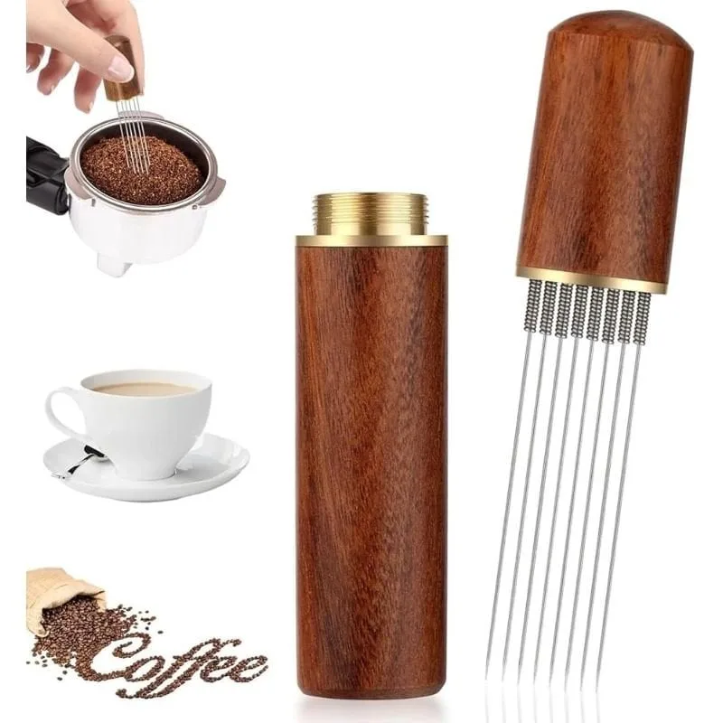 Mutfak10 Ahşap Espresso Kahve Karıştırma İğnesi