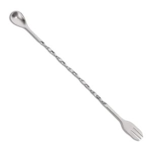 Mutfak10 BKK-02 Bar Kokteyl Kaşığı Çatallı 30 Cm