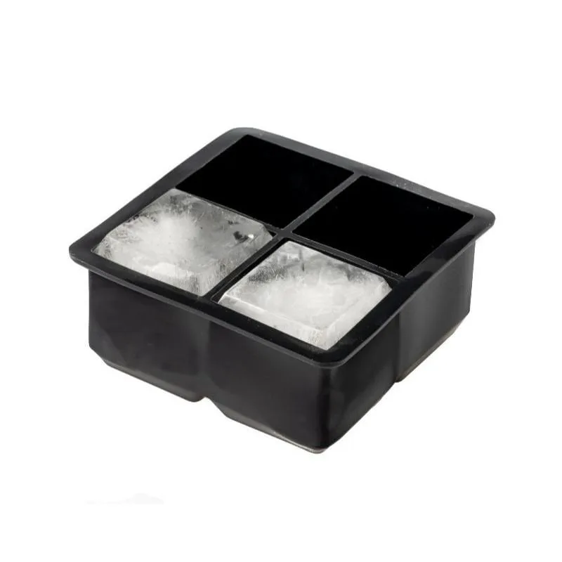 Mutfak10 IT-01 Silikon Buz Kalıbı Kare Dörtlü 5x5x5 Cm