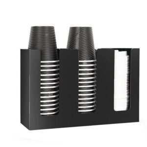 Mutfak10 ORG-04 Düz Karton Bardak Standı 3'Lü 16 OZ