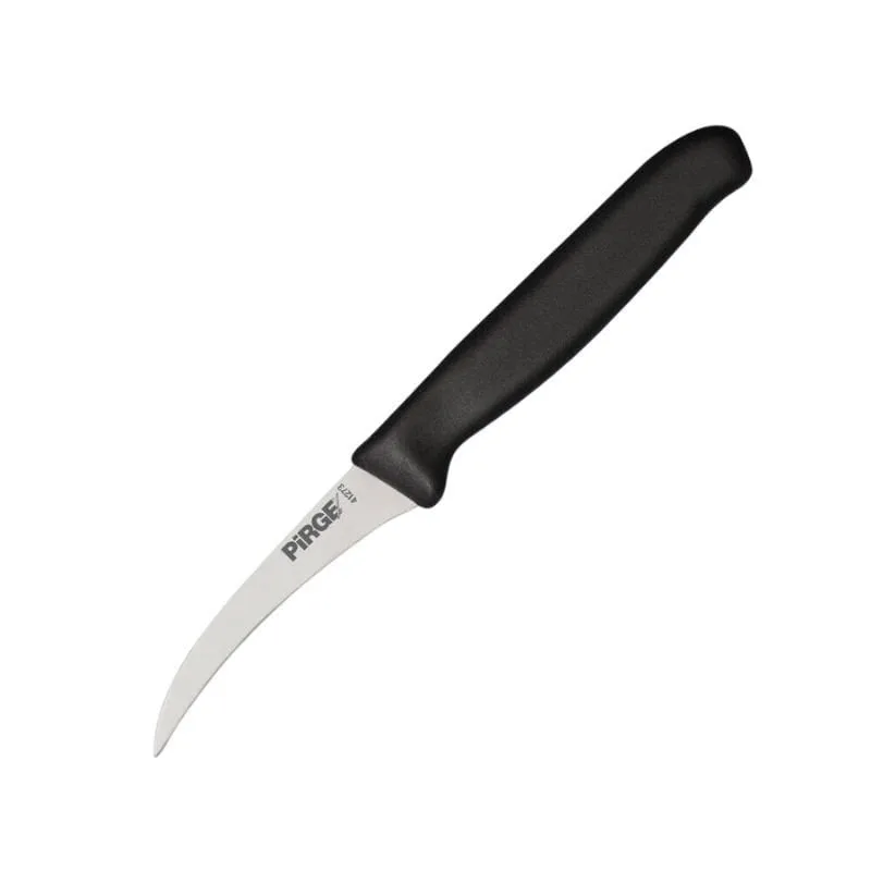 Pirge Creme Dekor Bıçağı Eğri Büyük - 41273
