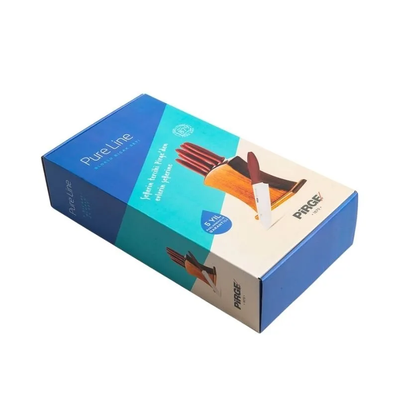 Pirge Pure Line Bloklu Bıçak Seti 5'li - 46031
