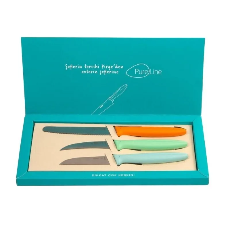 Pirge Pure Line Sebze Meyve Bıçak Seti – 46100