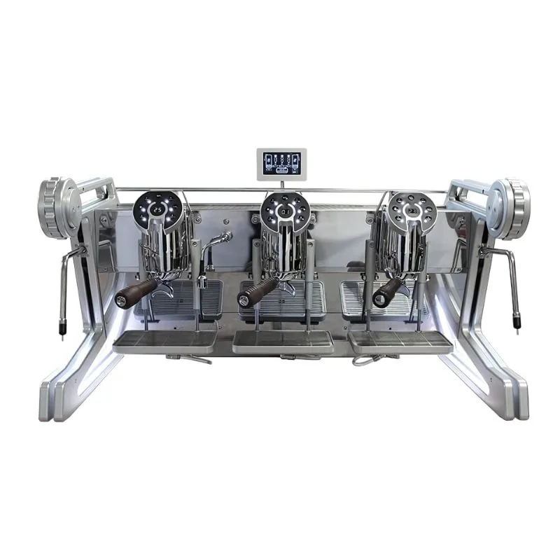 XLVI STH9-3GR Tam Otomatik Espresso Kahve Makinesi 3 Gruplu İnox