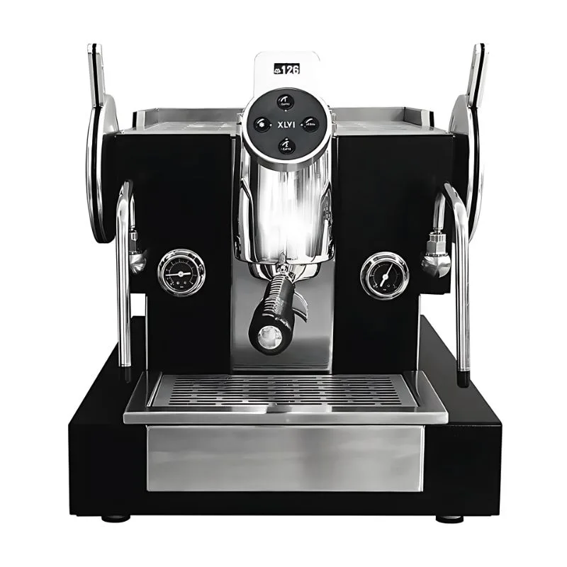XLVI STH9 Yarı Otomatik Espresso Kahve Makinesi 1 Gruplu Siyah