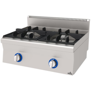 Atalay 600 Seri 2 Gözlü Ocak Set Üstü Gazlı 80x60 Cm