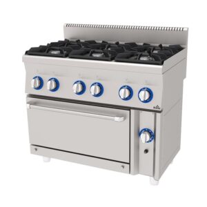 Atalay 600 Seri Kuzine Fırın 6 Gözlü Gazlı 100x60 Cm