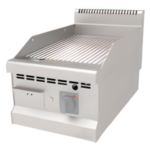 Atalay 700 Seri Nervürlü Krom Pleyt Izgara Set Üstü Gazlı 40x70 Cm