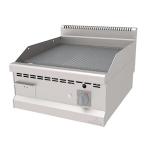 Atalay 700 seri Yarı Nervürlü Krom Pleyt Izgara Set Üstü Gazlı 60x70 Cm