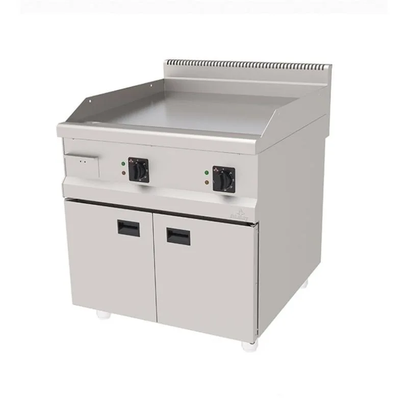 Atalay 900 Seri Düz Krom Pleyt Izgara Dolaplı Elektrikli 80x90 Cm