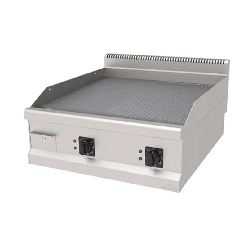 Atalay 900 Seri Yarı Nervürlü Pleyt Izgara Set Üstü Elektrikli 80x90 Cm