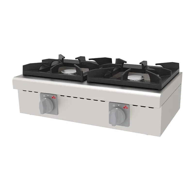 Atalay AGO-02 Set Üstü 2 Pleytli Mini Ocak 63x36x17 cm Gazlı