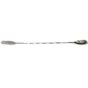 Biradlı BRD-682 Burgulu Çatallı Bar Kaşığı, 33 cm