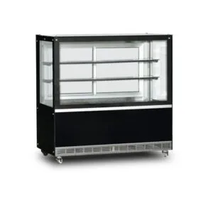 Dampak Isıtmalı Pasta Teşhir Ünitesi Düz Camlı 695 L 160x70 Cm