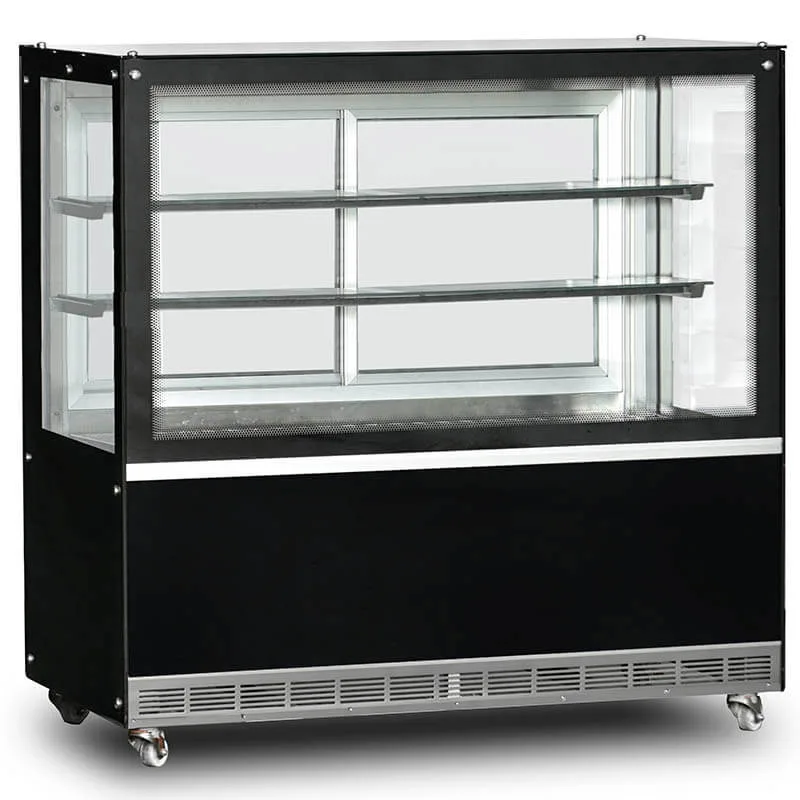 Dampak Soğuk Pasta Teşhir Dolabı, Düz Camlı, 695 Lt, 160x70x130 cm
