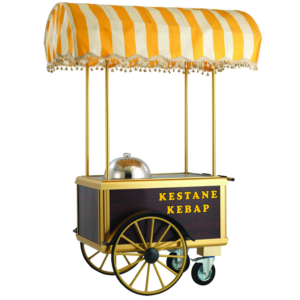 Emart Kestane Kebap Arabası 150x90x85 Cm