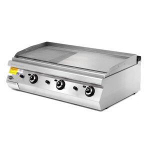 Empero 700 Plus Seri Yarı Oluklu Pleyt Izgara Set Üstü Gazlı 120x73 Cm