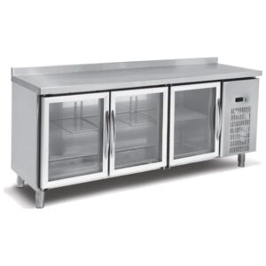 Empero  Klasik Seri Tezgah Tipi Buzdolabı Camlı 3 Kapılı 400 Lt