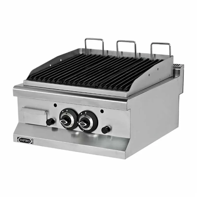 Empero Snack Seri Lavataşlı Izgara Set Üstü Gazlı 60x63 Cm