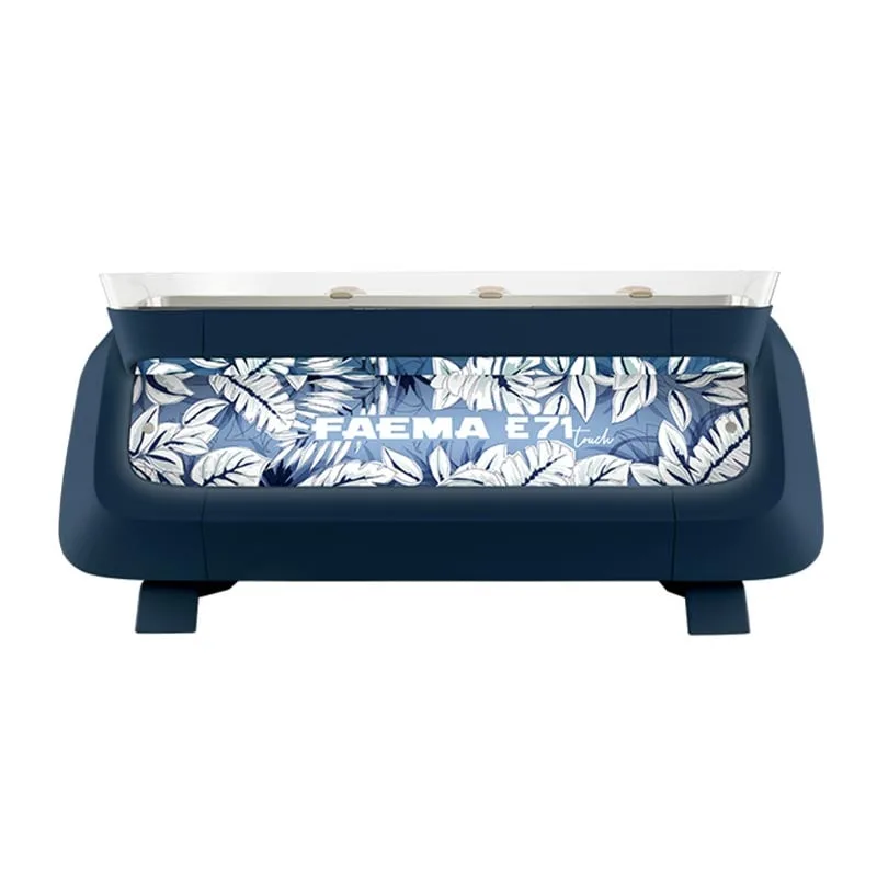 Faema E71 A/3 Touch Blue Pearl Tam Otomatik Espresso Kahve Makinesi, 3 Gruplu