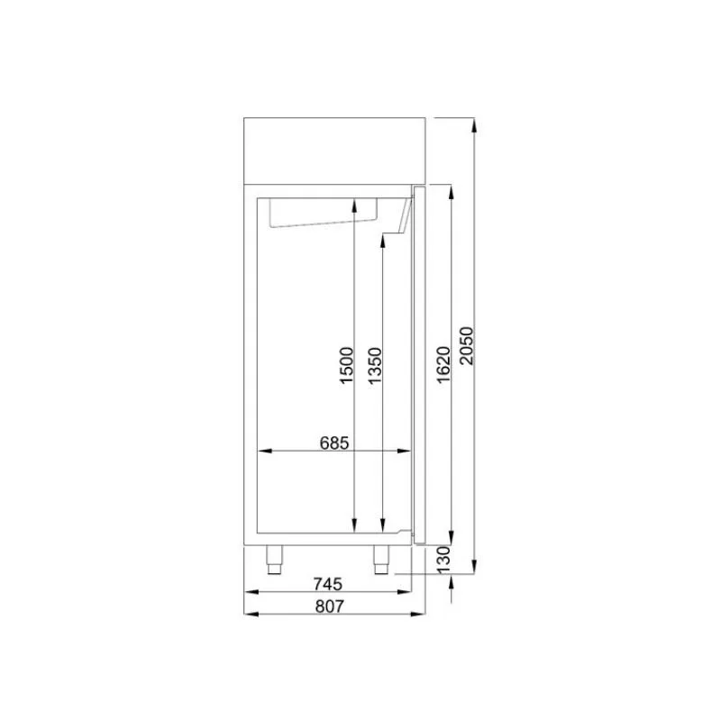 Frenox BL14-G Dik Tip 2 Cam Kapılı Derin Dondurucu 1400 L 430 Kalite