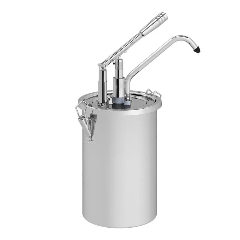 Kalando KD-001 Kollu Sos Pompası Paslanmaz Kilitli 4.5 Litre