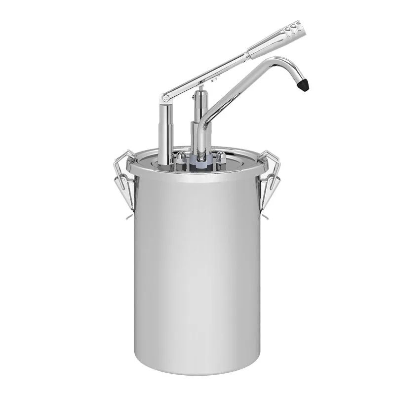 Kalando KD-001 Kollu Sos Pompası Paslanmaz Kilitli 4.5 Litre
