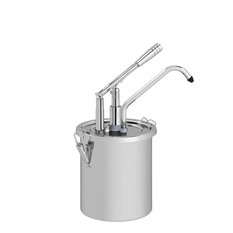 Kalando KD-001 Kollu Sos Pompası Paslanmaz Kilitli 3 Litre