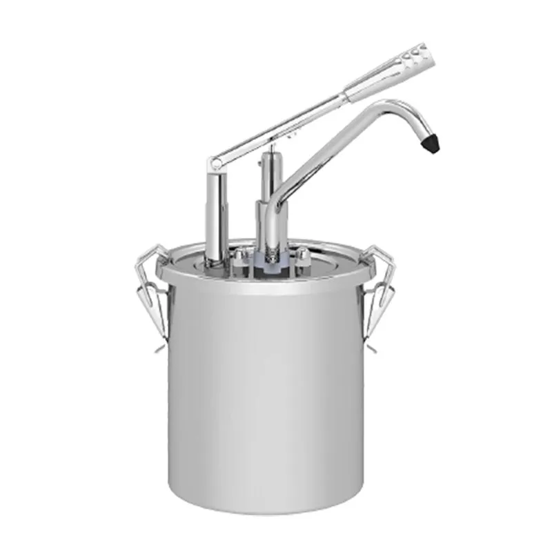 Kalando KD-001 Kollu Sos Pompası Paslanmaz Kilitli 3 Litre