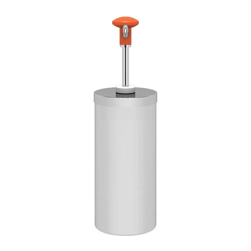 Kalando KD-004 Basmalı Sos Pompası Silindir Hazneli Paslanmaz 2.25 L Turuncu
