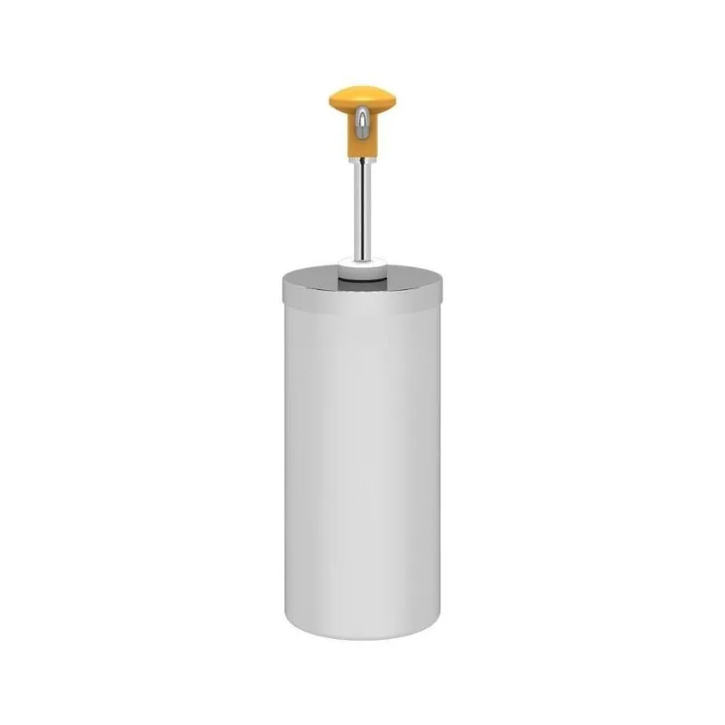 Kalando KD-004 Basmalı Sos Pompası Silindir Hazneli Paslanmaz 2.25 L Sarı